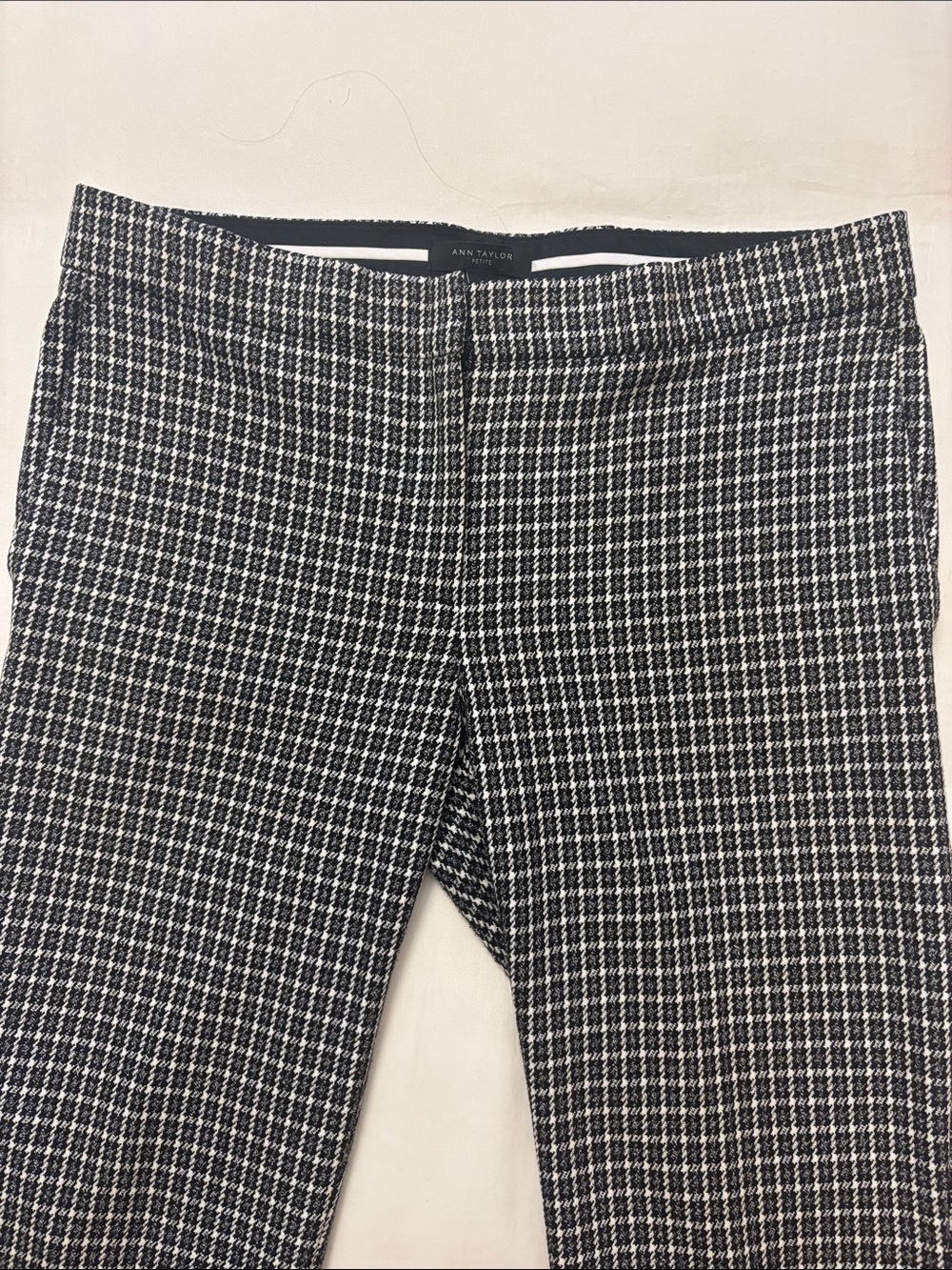 Ann Taylor Black and White Houndstooth Men's Dress Pants
